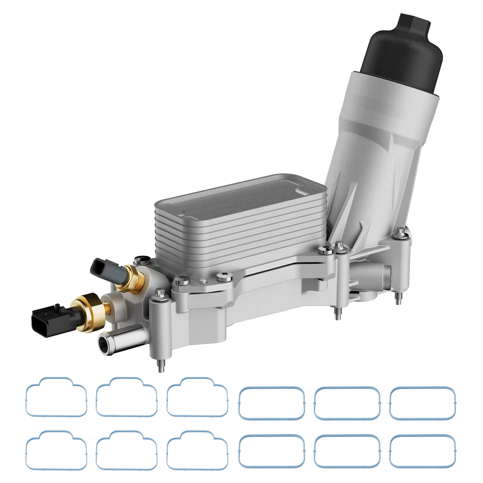 926-876 Upgraded Aluminum Engine Oil Filter Housing with Oil Cooler